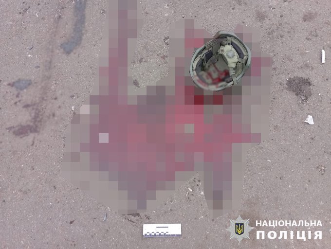 Наслідки удару дрона «Молнія-2» у Куп’янську